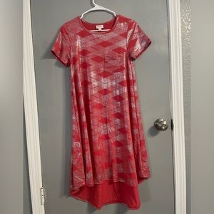 Coral Elegant LulaRoe Carly